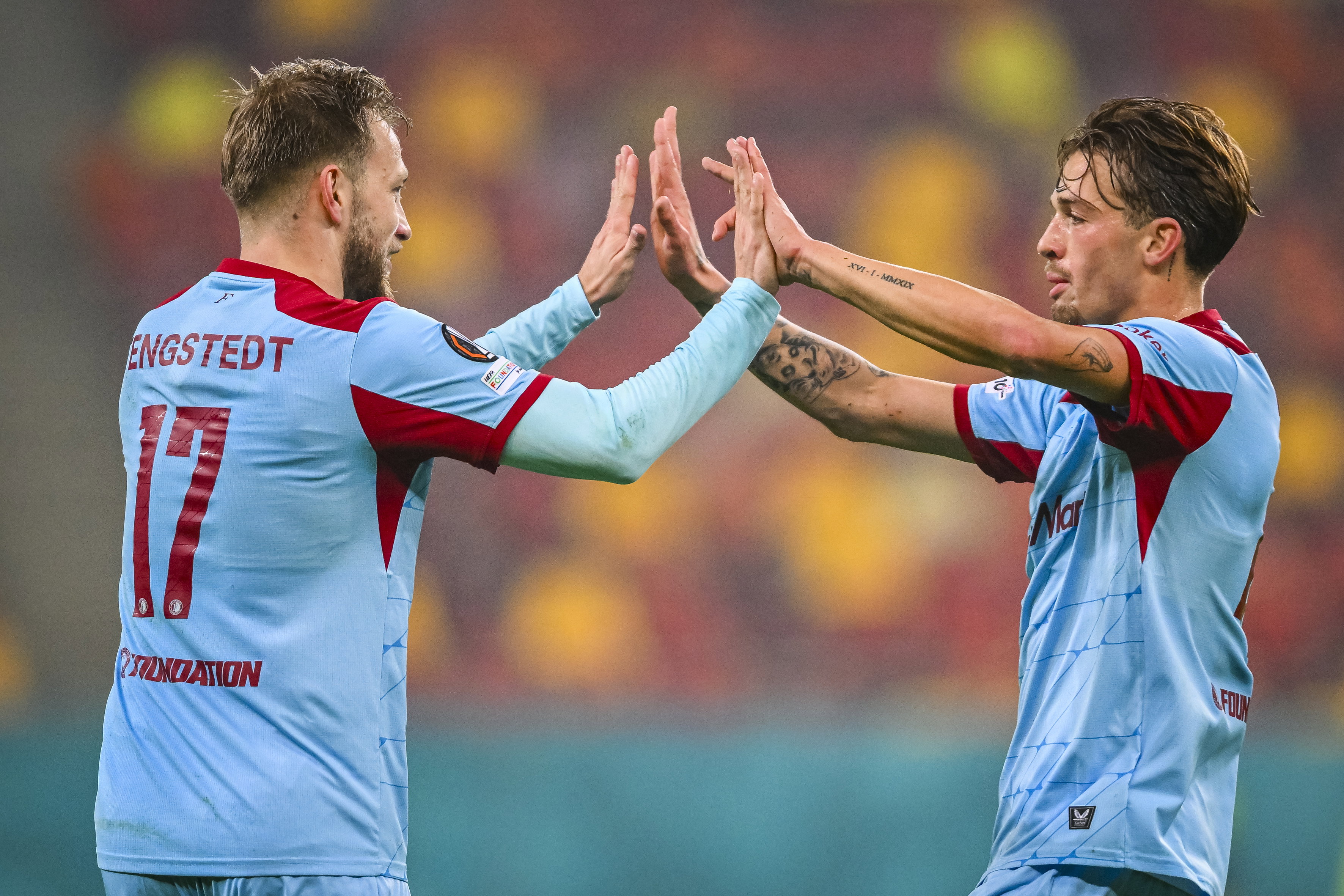 Casper Tengstedt en Luciano Valente