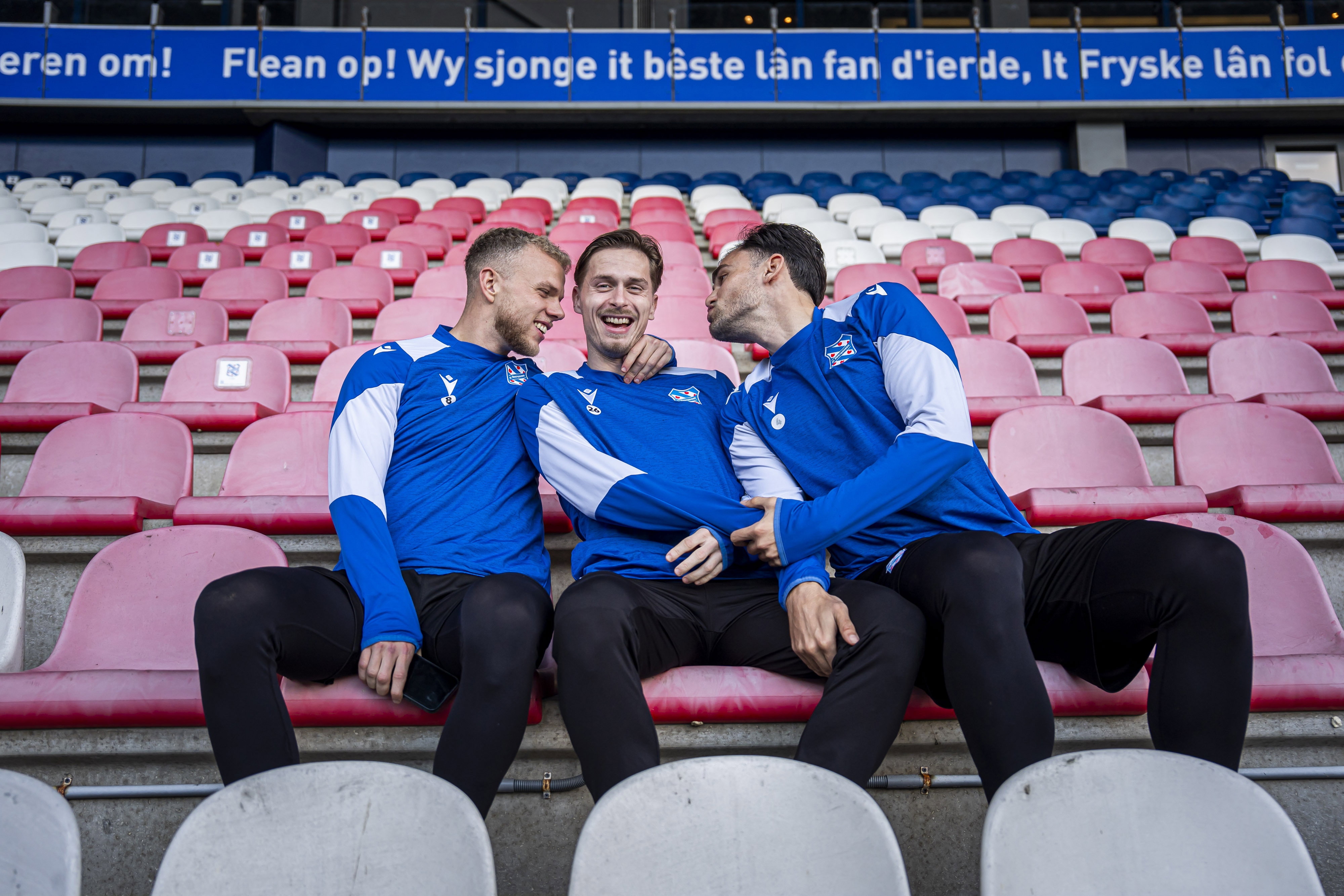 Luuk Brouwers, Ringo Meerveld en Sam Kersten