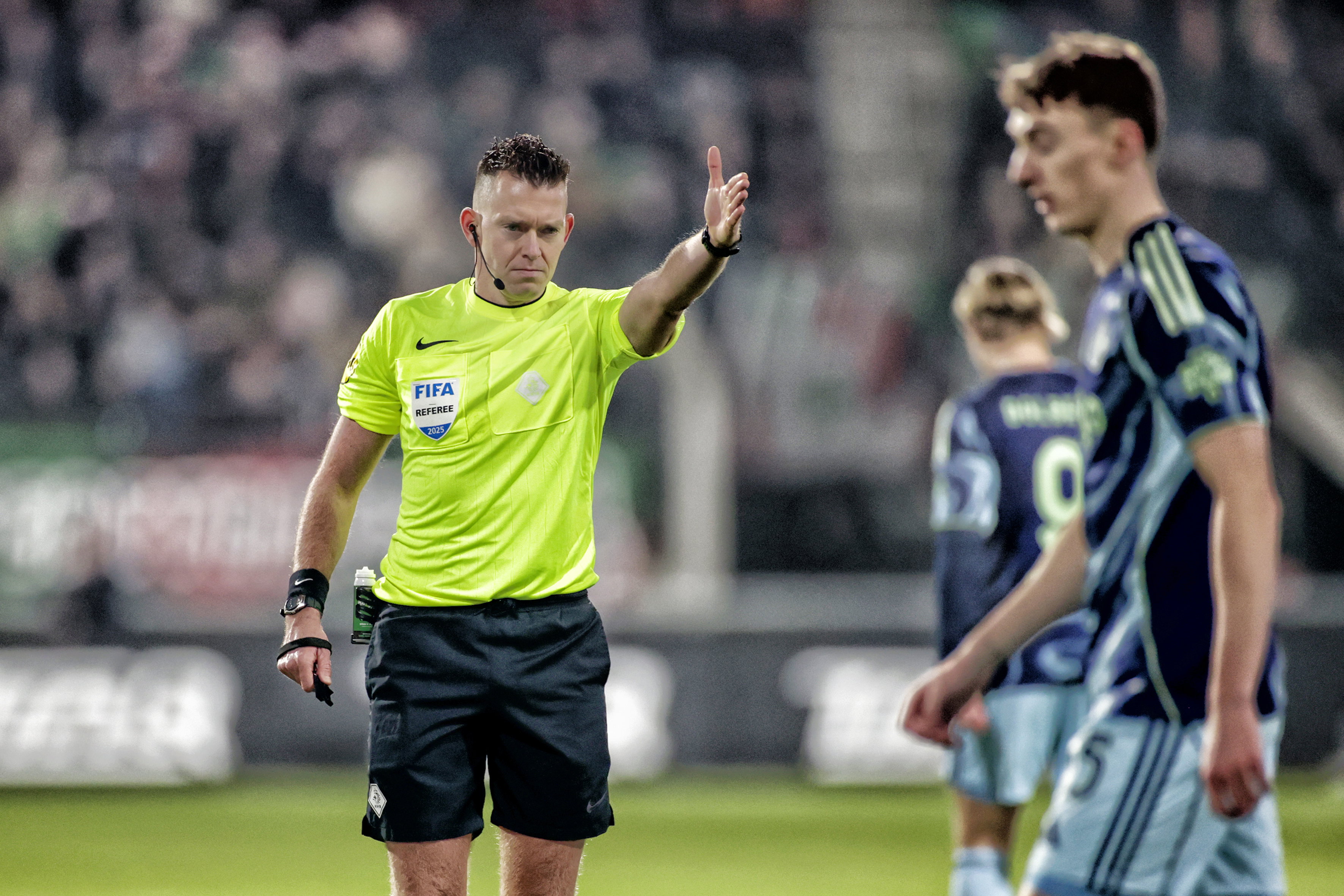 Allard Lindhout bij NEC - Ajax