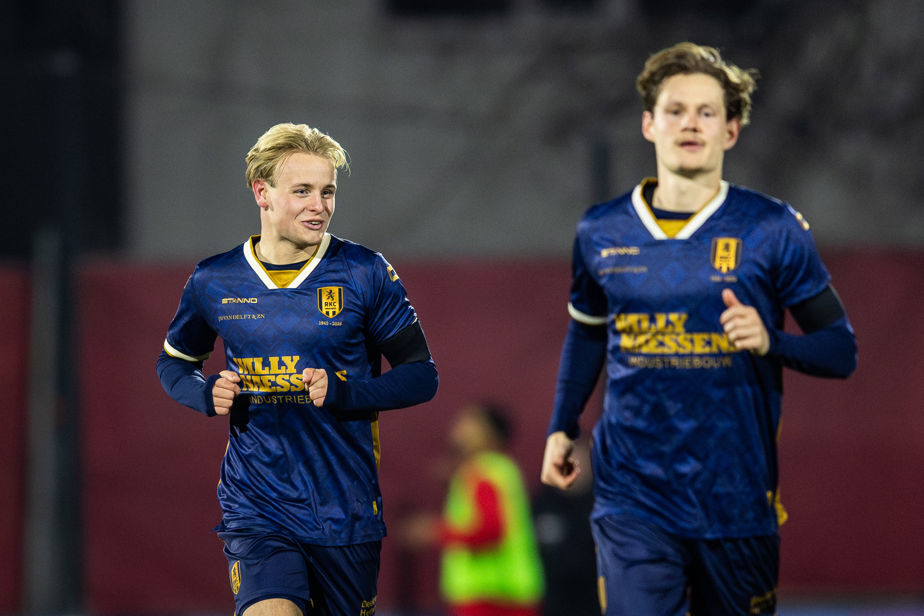 Harrie Kuster na zijn goal