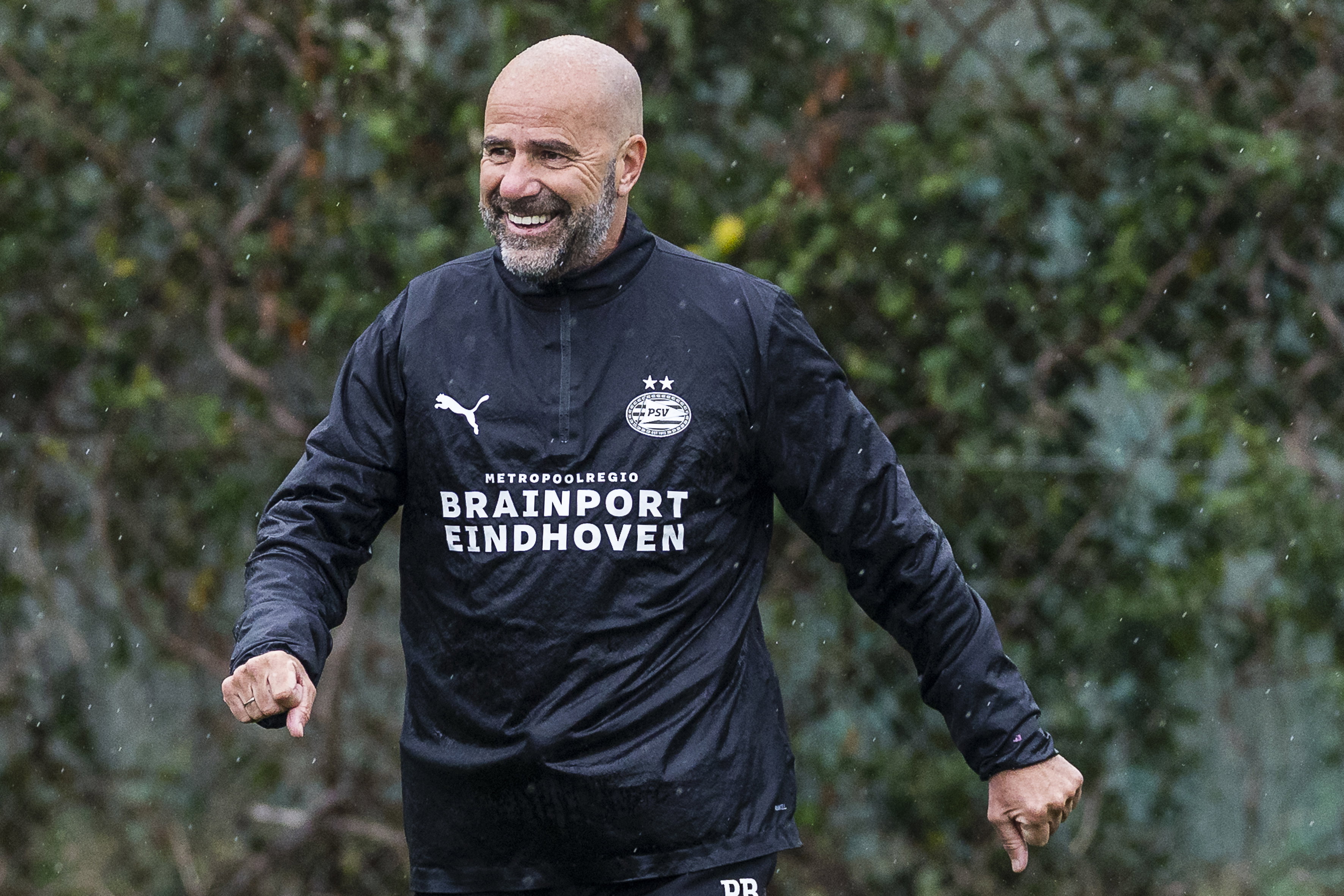 Peter Bosz op het trainingskamp in Spanje