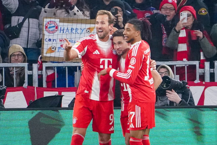 Bayern München viert een treffer