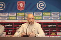 Erik ten Hag bij zijn presentatie bij FC Twente