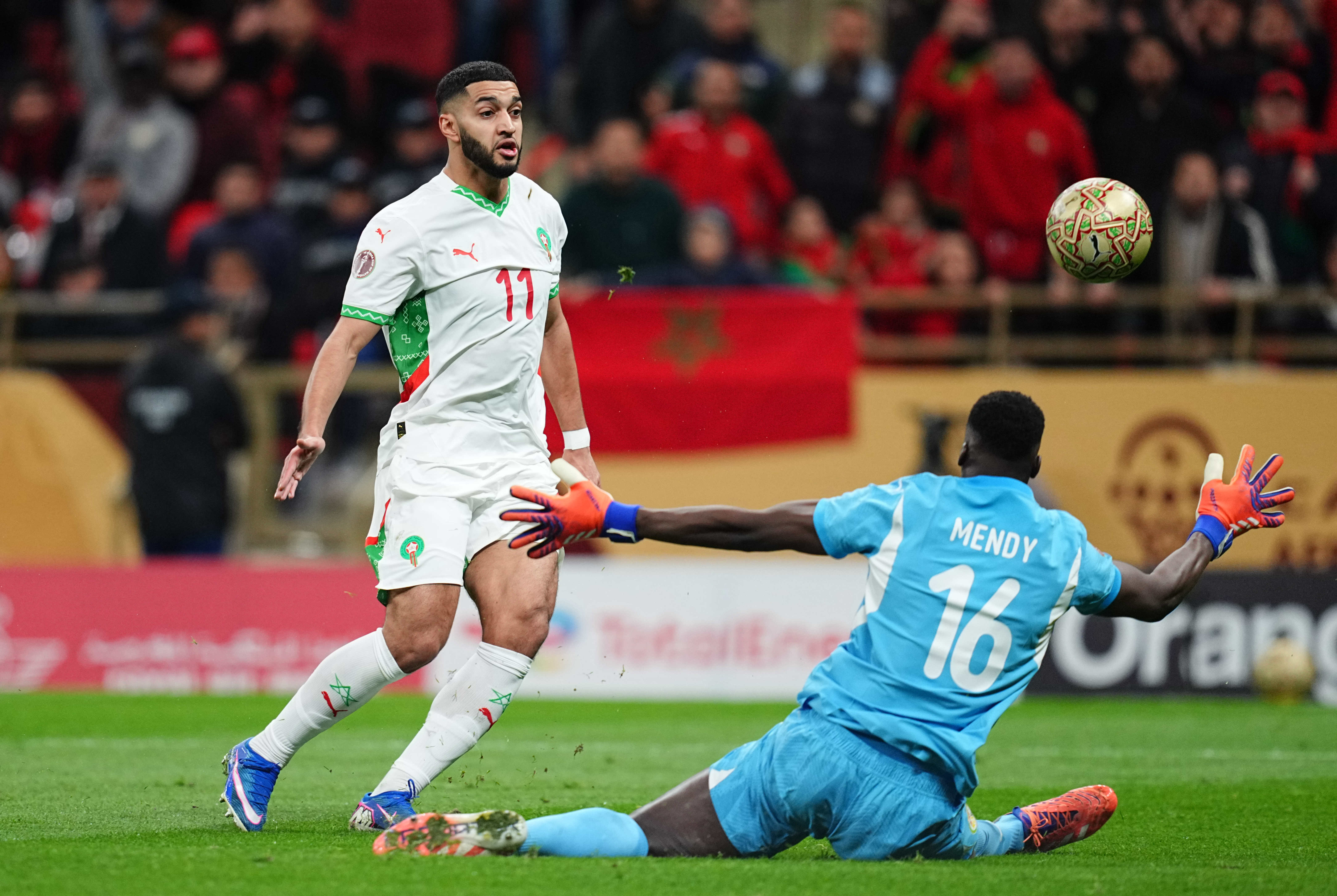 Ismael Saibari in de finale van de Afrika Cup