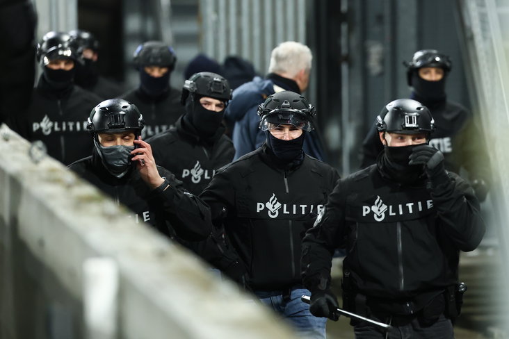 Politie in De Galgenwaard