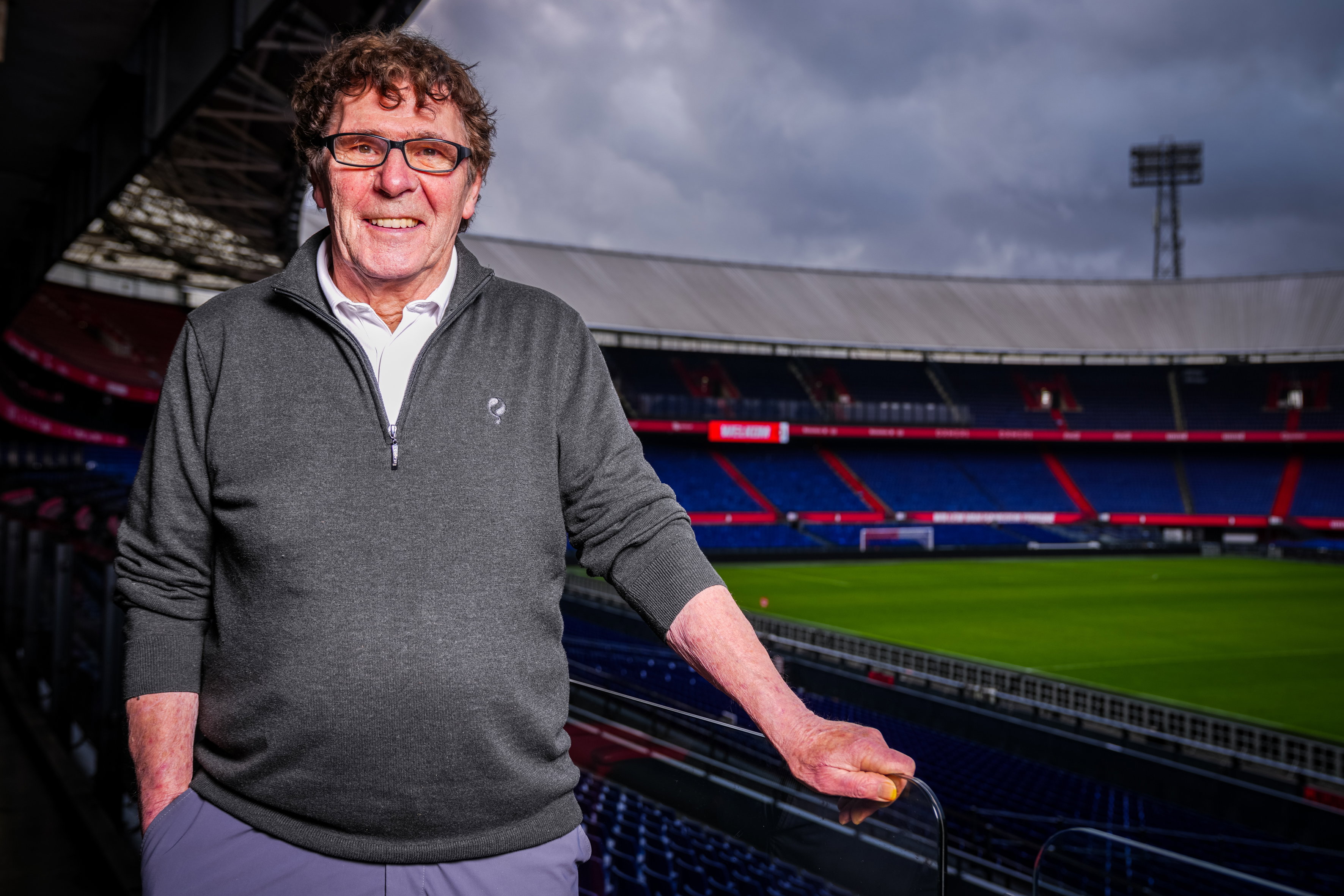 Willem van Hanegem in De Kuip