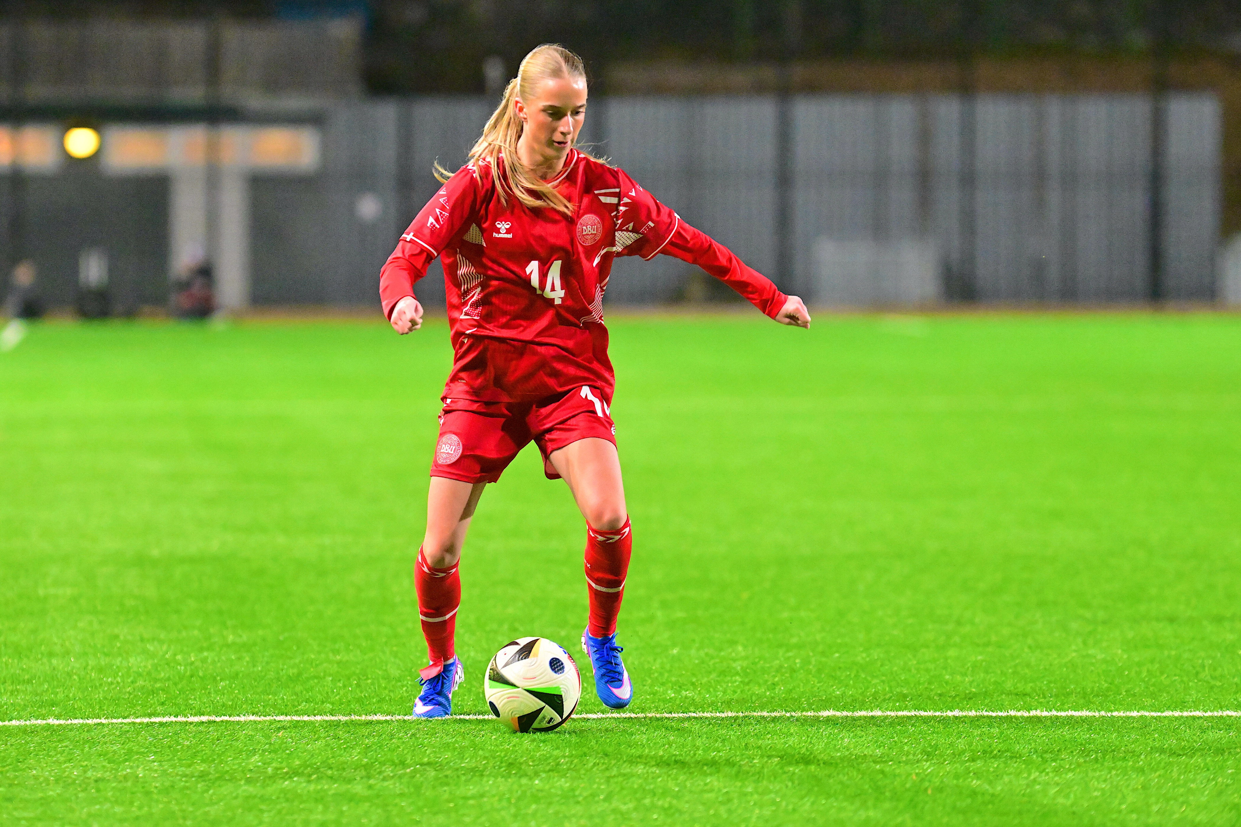 Frederikke Ludvigsen, die vier keer scoorde