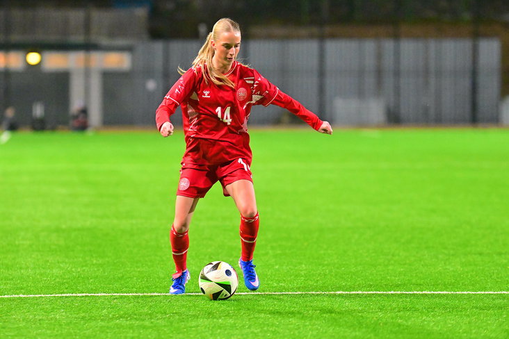 Frederikke Ludvigsen, die vier keer scoorde
