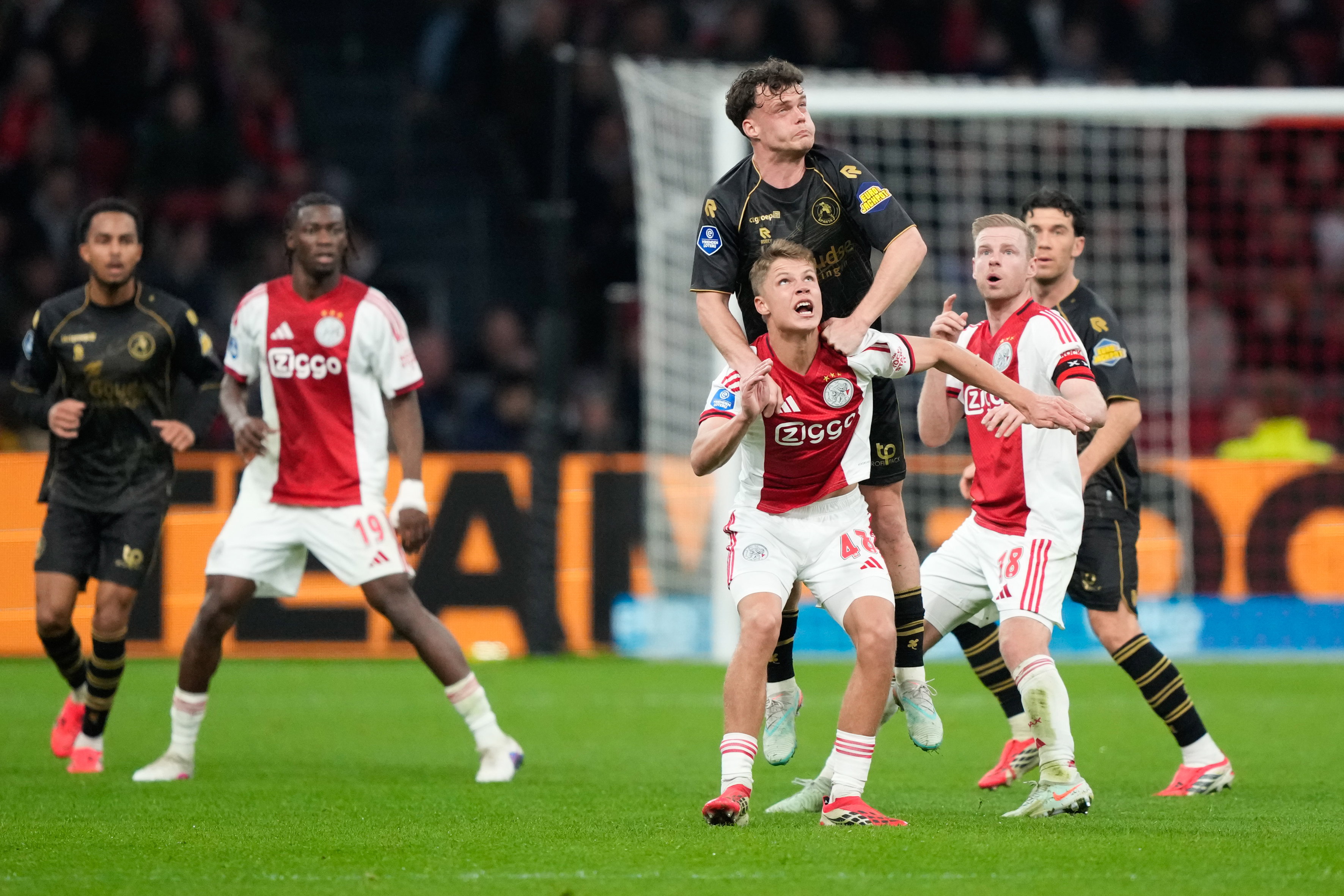 Sean Steur, Davy Klaassen en Don-Angelo Konadu