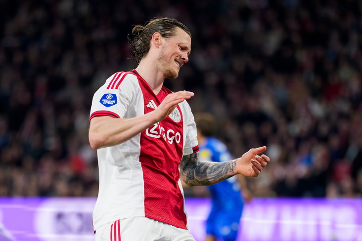 Een balende Wout Weghorst