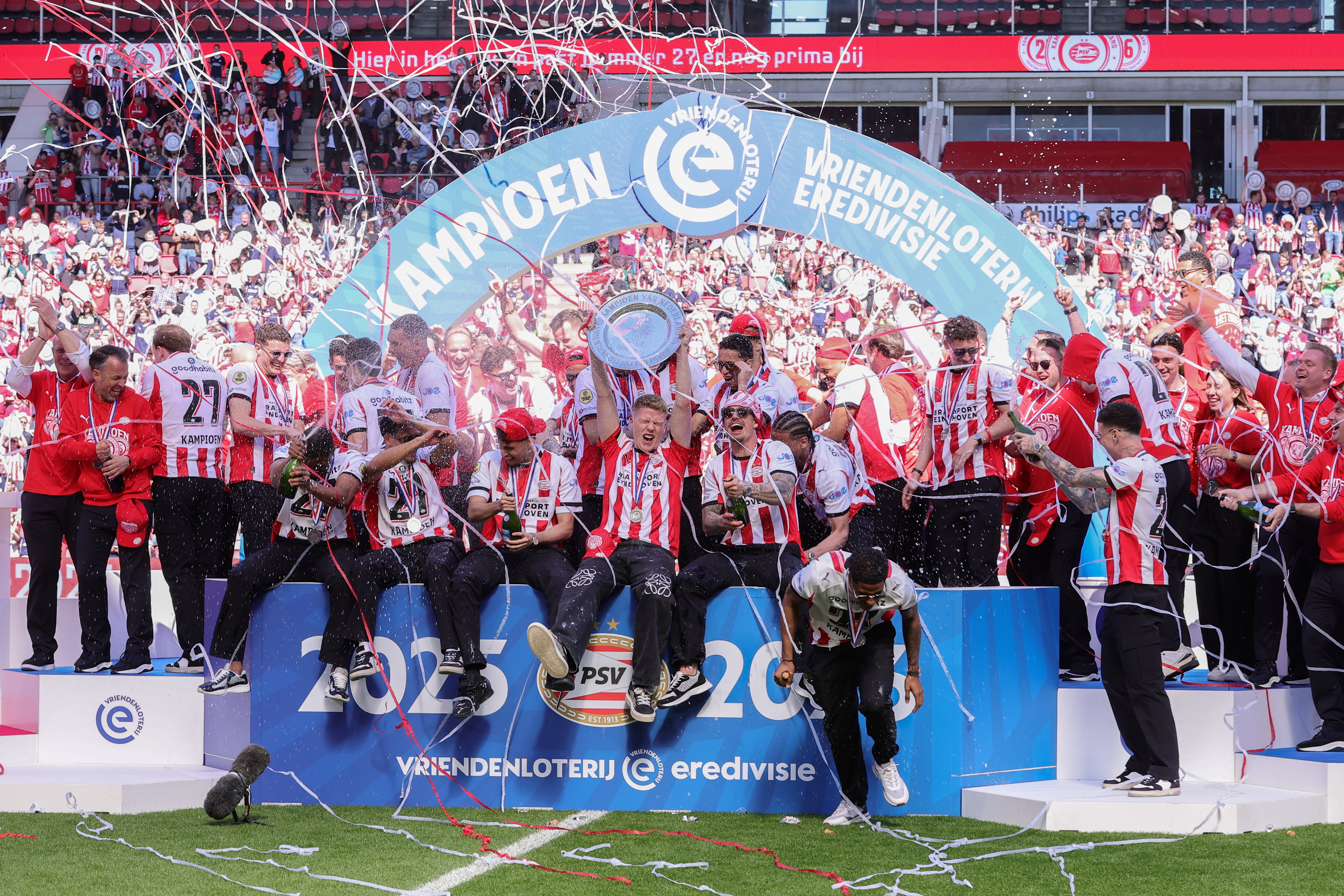 PSV viert het kampioenschap