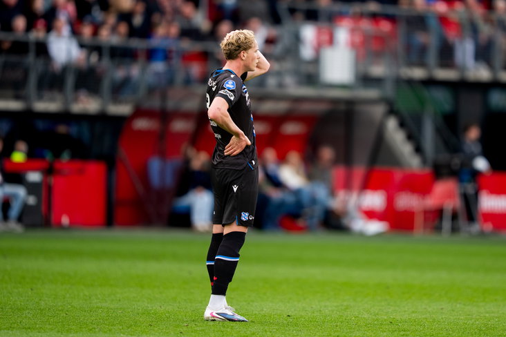 Maas Willemsen baalt van een tegentreffer tegen AZ