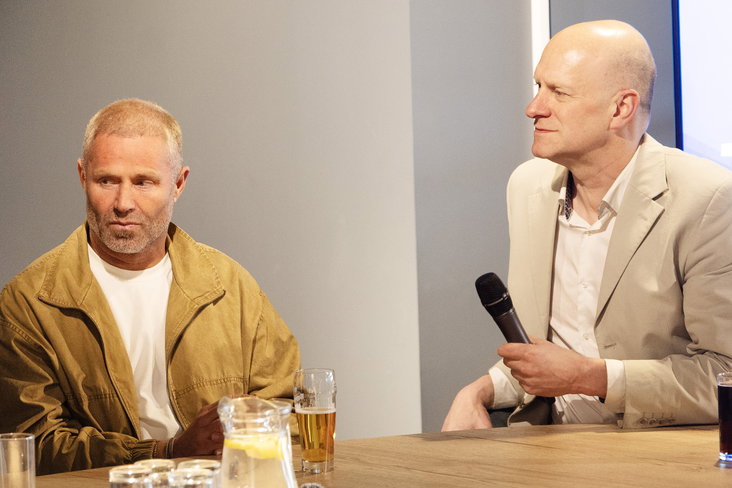 Tommie van der Leegte en Rik Elfrink