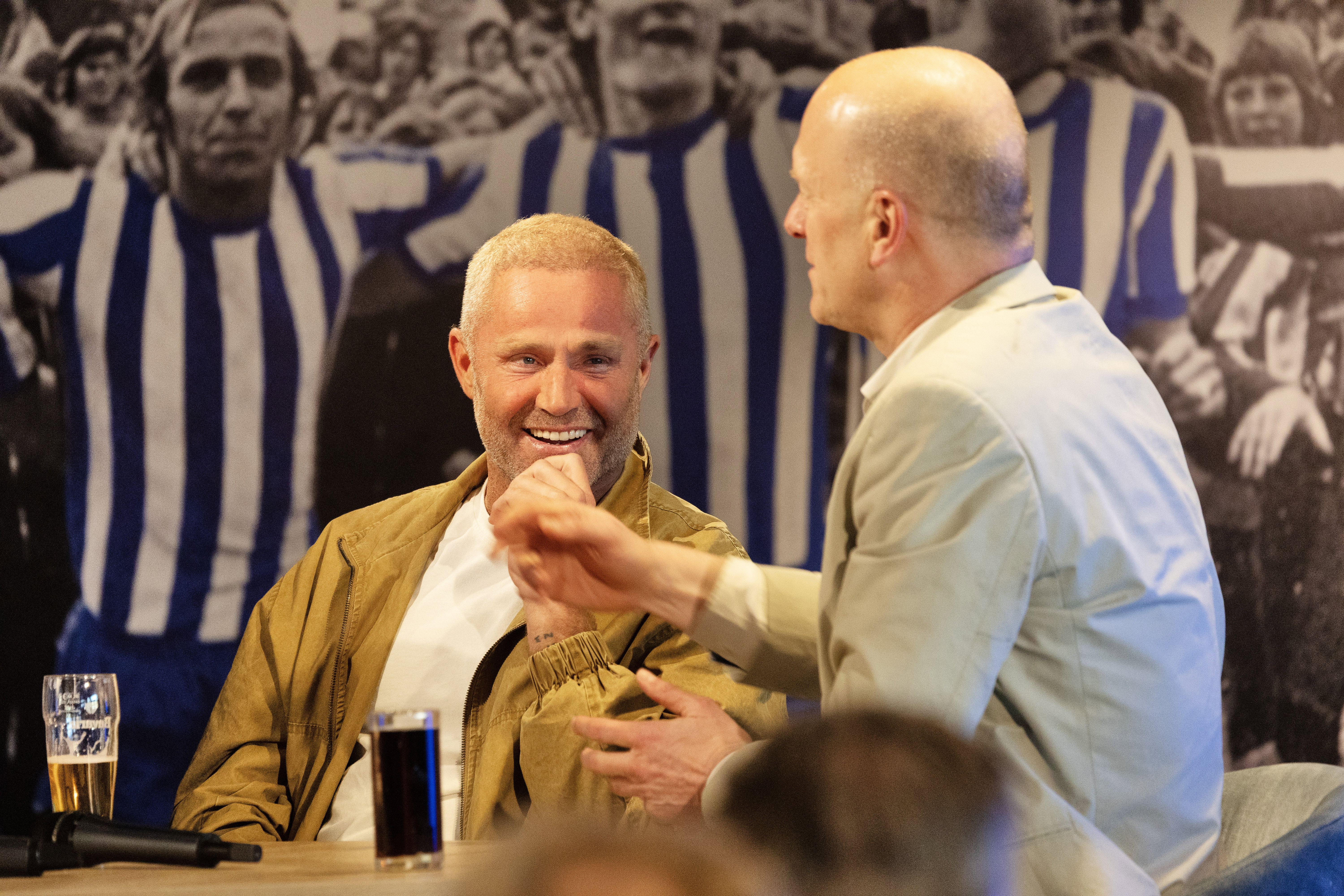 Tommie van der Leegte en Rik Elfrink