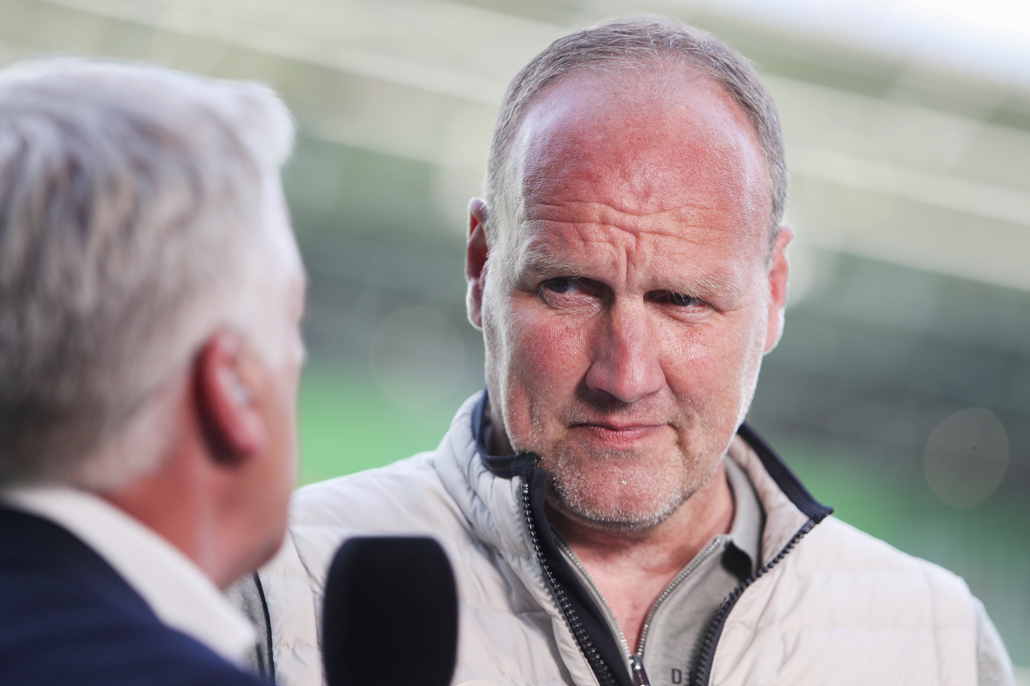 Dick Lukkien in gesprek met ESPN