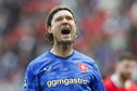 Sam Lammers juicht