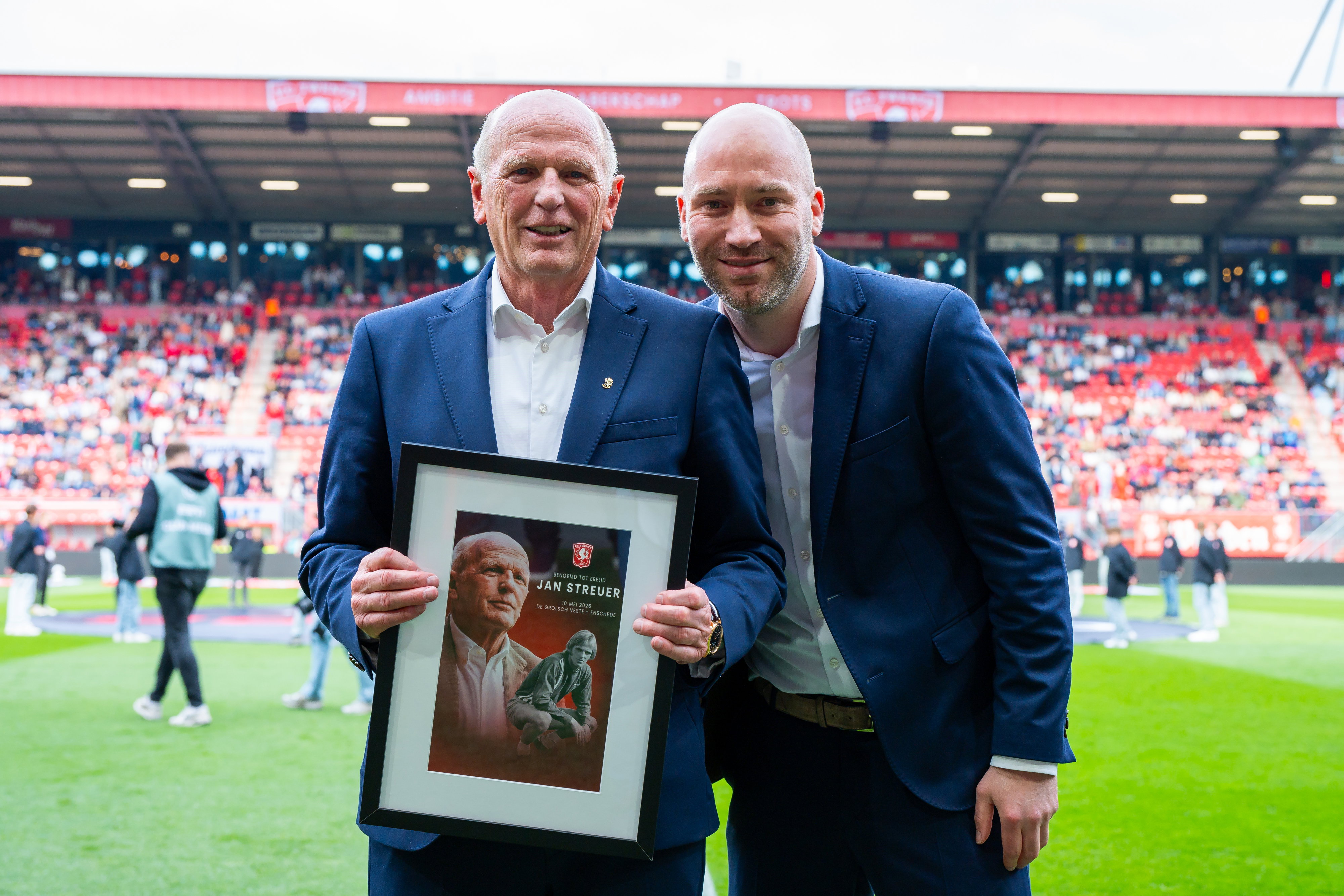 Jan Streuer is erelid van FC Twente