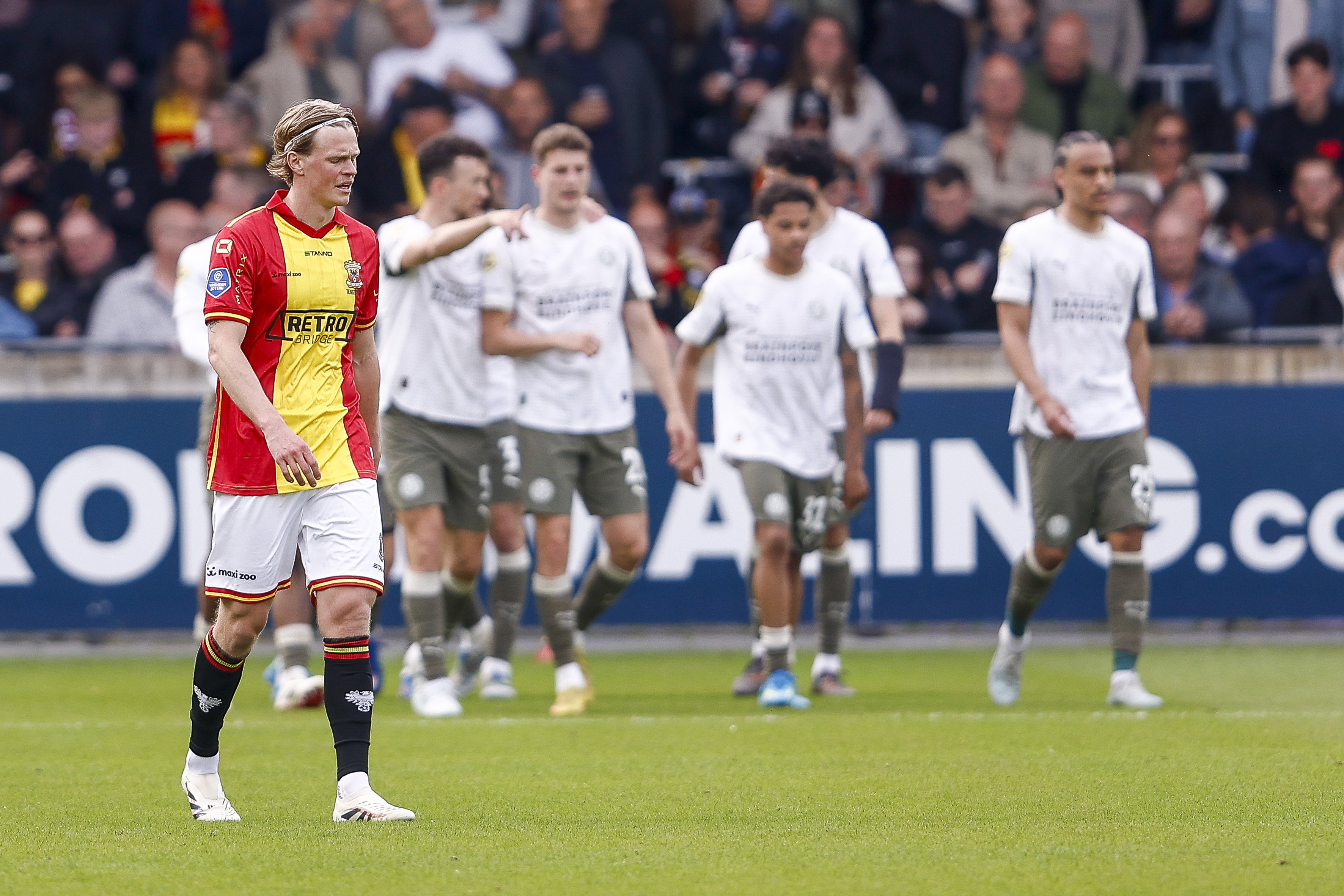 Go Ahead Eagles baalt van een treffer van PSV