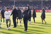 Peter Bosz viert de zege op Go Ahead Eagles
