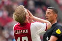 Davy Klaassen baalt van de nederlaag van Ajax tegen FC Utrecht