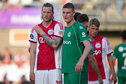 Wout Weghorst en Dies Janse