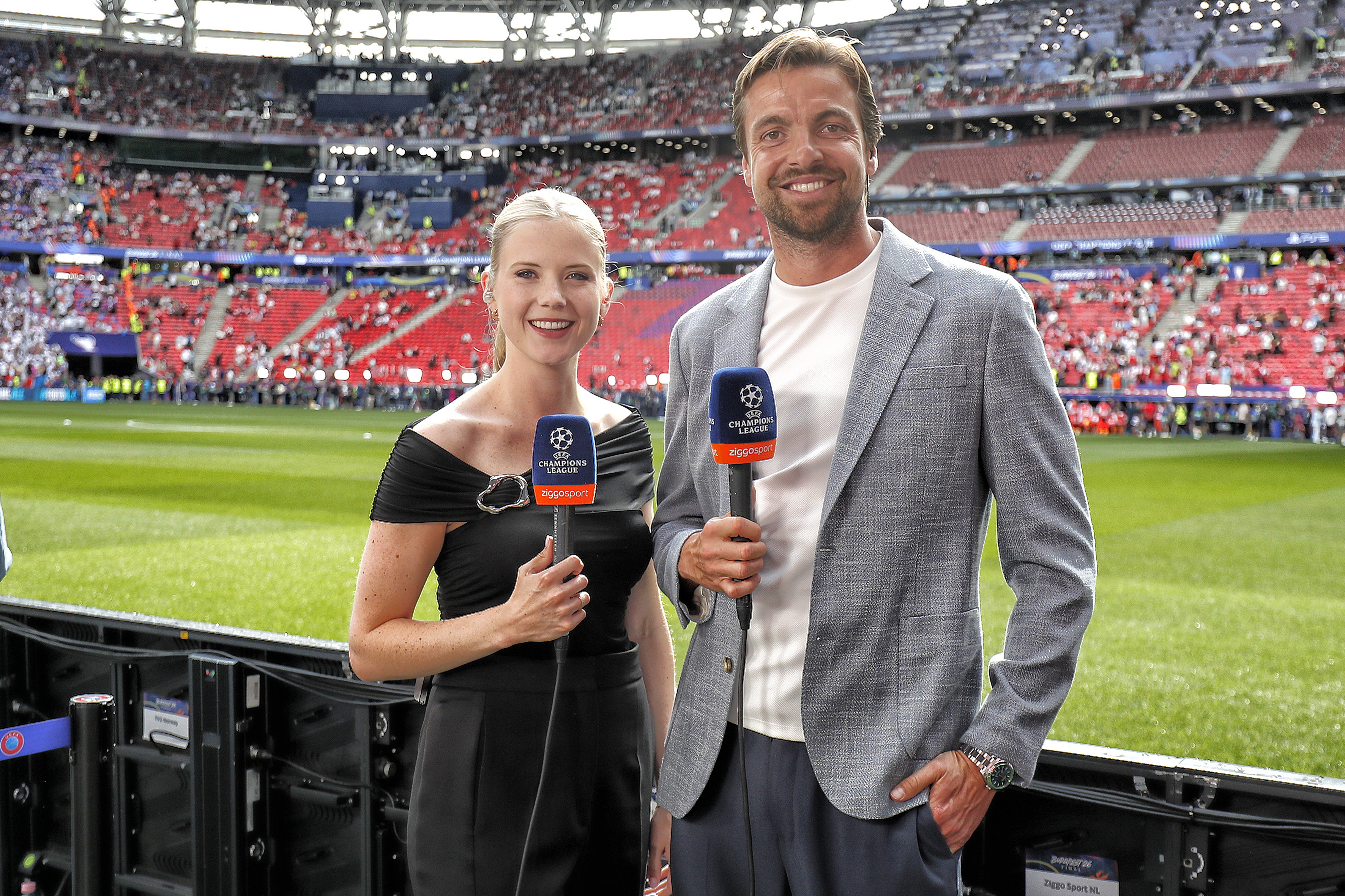 Noa Vahle en Tim Krul
