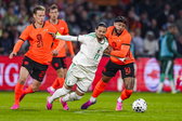 Frenkie de Jong, Anis Hadj Moussa en Memphis Depay