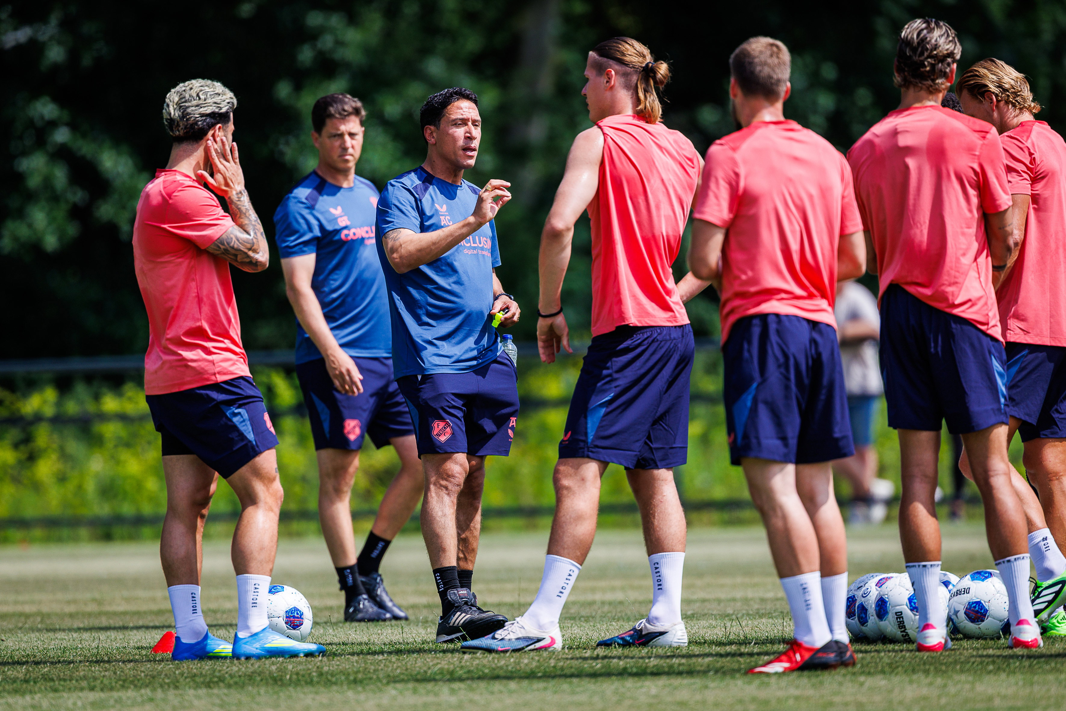 Anthony Correia op de training
