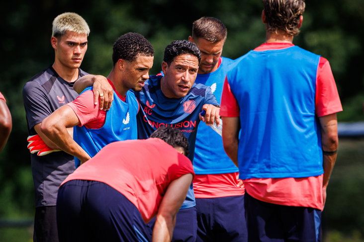 Anthony Correia voor het eerst op de training van FC Utrecht