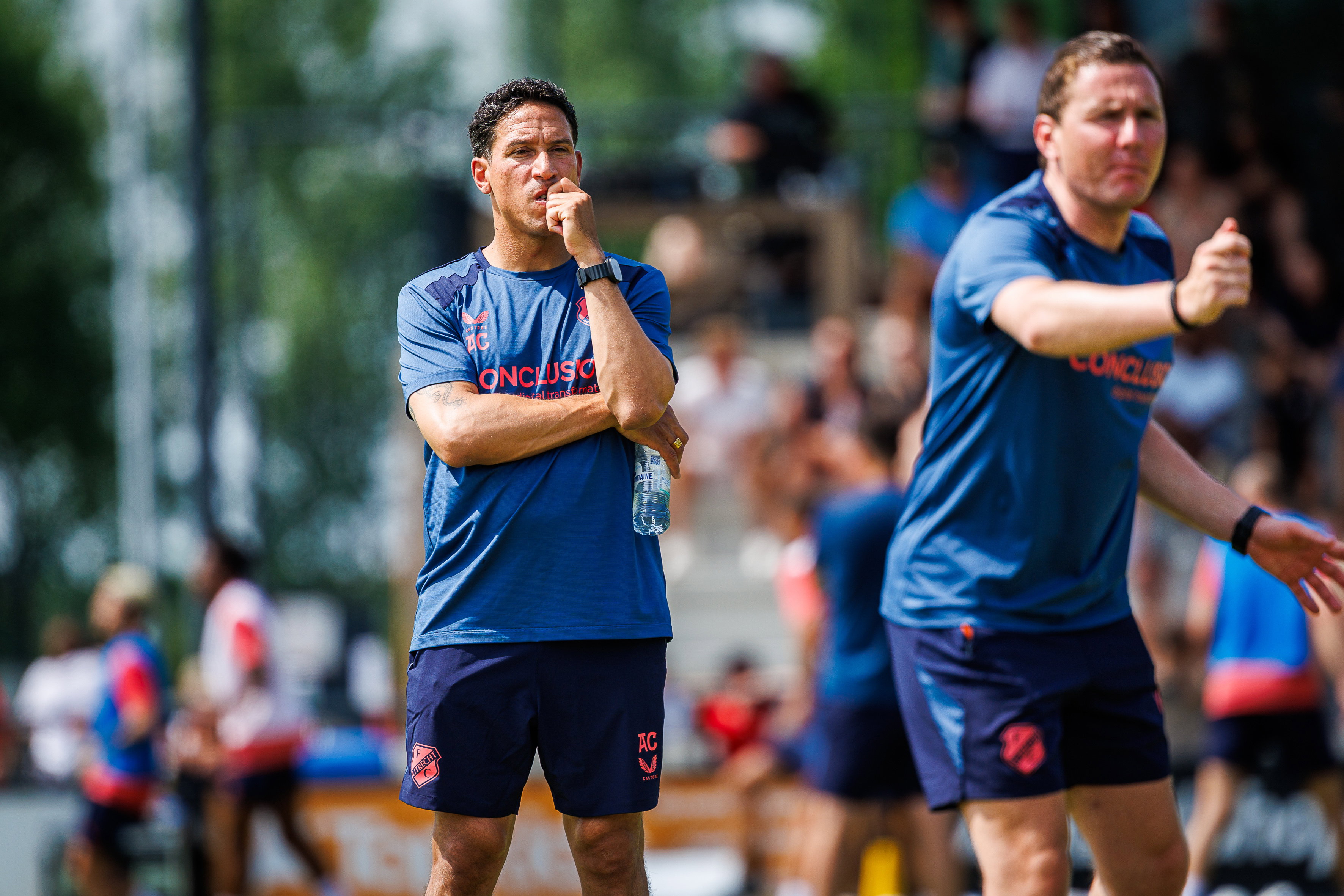 Anthony Correia, met Kevin van Veen op de voorgrond