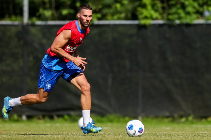 Marko Pjaca op de training van FC Twente