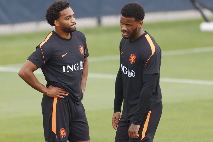 Jurriën Timber bij het Nederlands Elftal