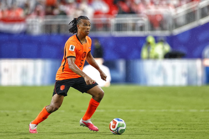 Nathan Aké in het shirt van Oranje