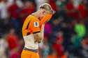 Jan Paul van Hecke na de uitschakeling van Oranje