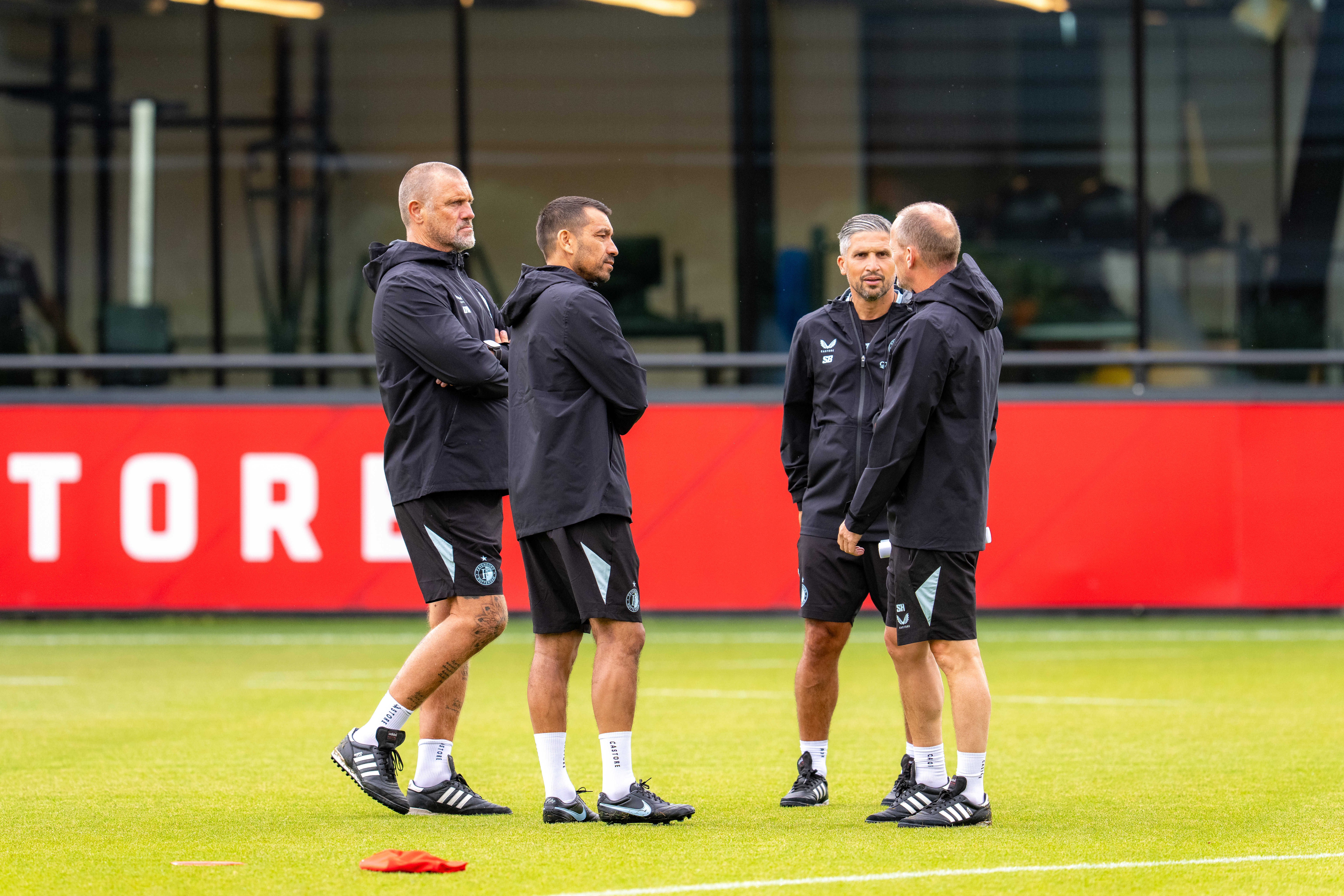John de Wolf, Said Bakkati , Sipke Hulshoff en Giovanni van Bronckhorst
