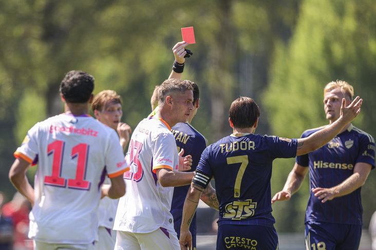 Fran Tudor kreeg rood tegen PSV