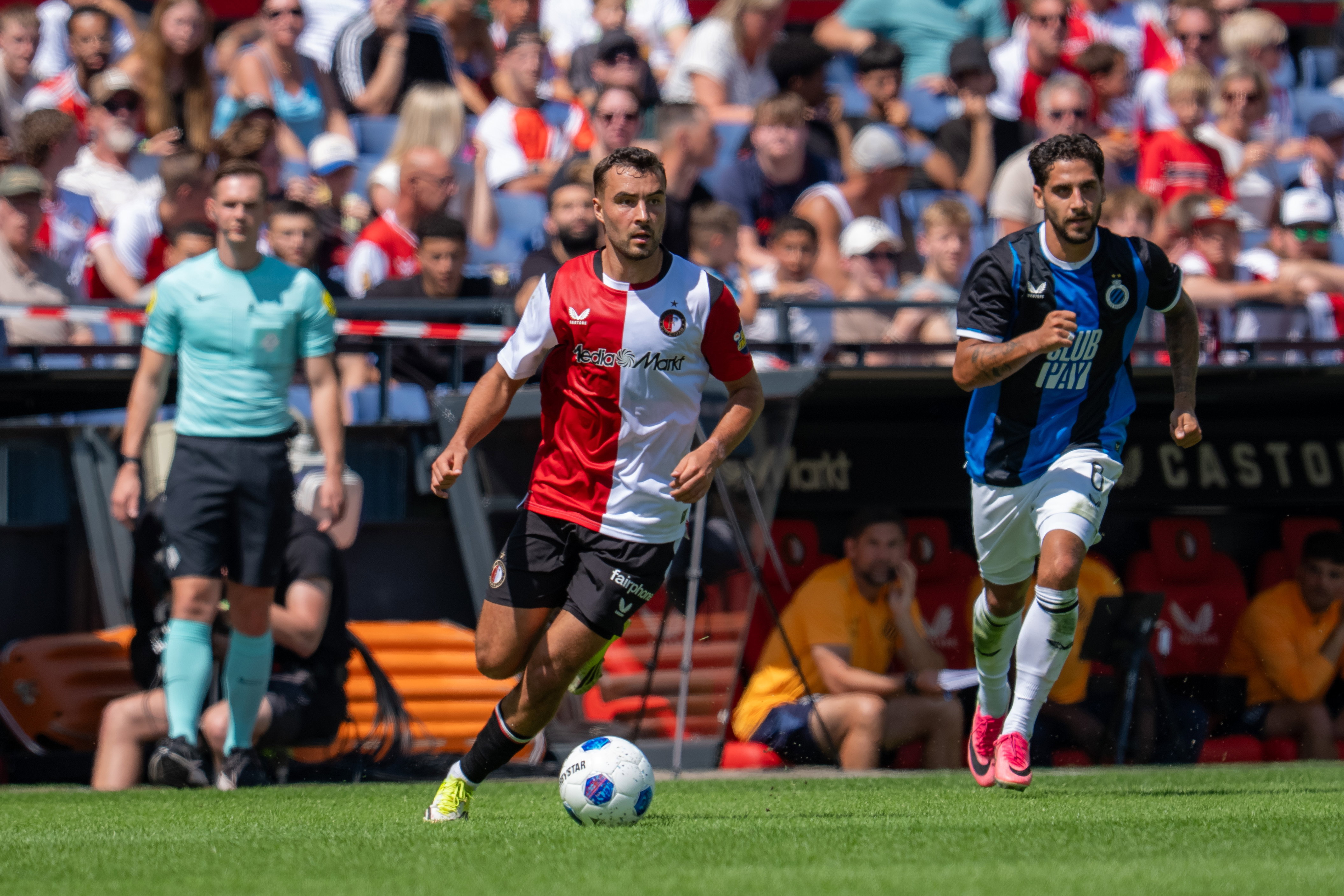 Ludovit Reis tegen Feyenoord