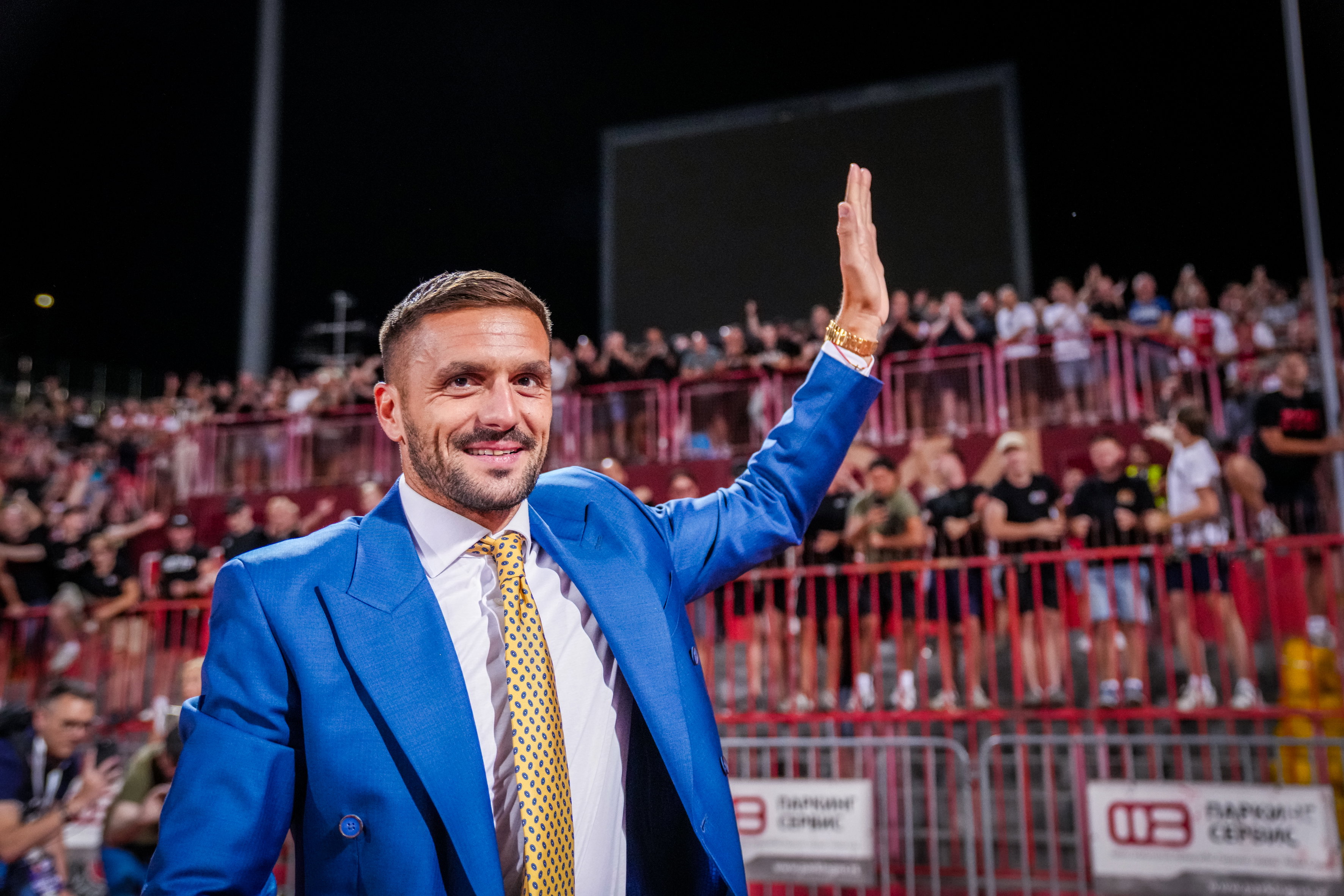 Dusan Tadic bij FK Vojvodina - Ajax