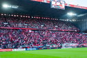 FC Twente-supporters voor het duel tegen Ferencváros