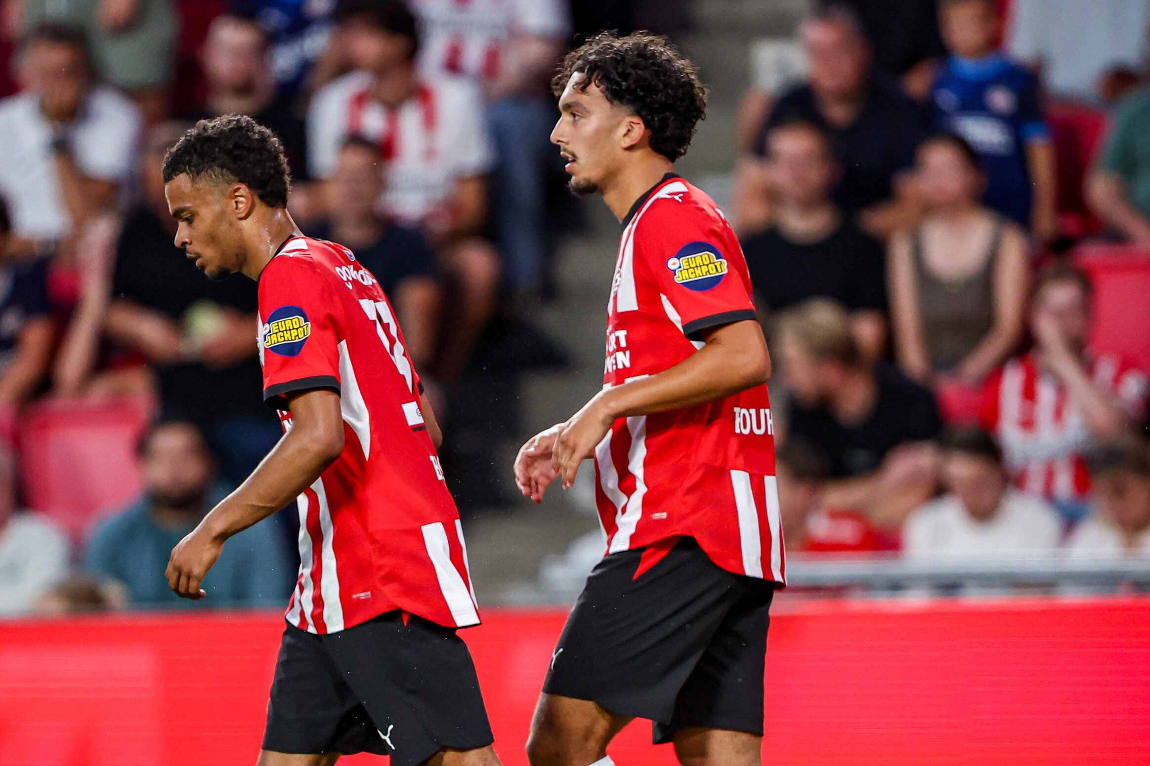Sami Bouhoudane na zijn treffer tegen FC Eindhoven
