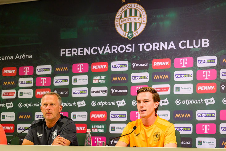 Daan Rots op de persconferentie
