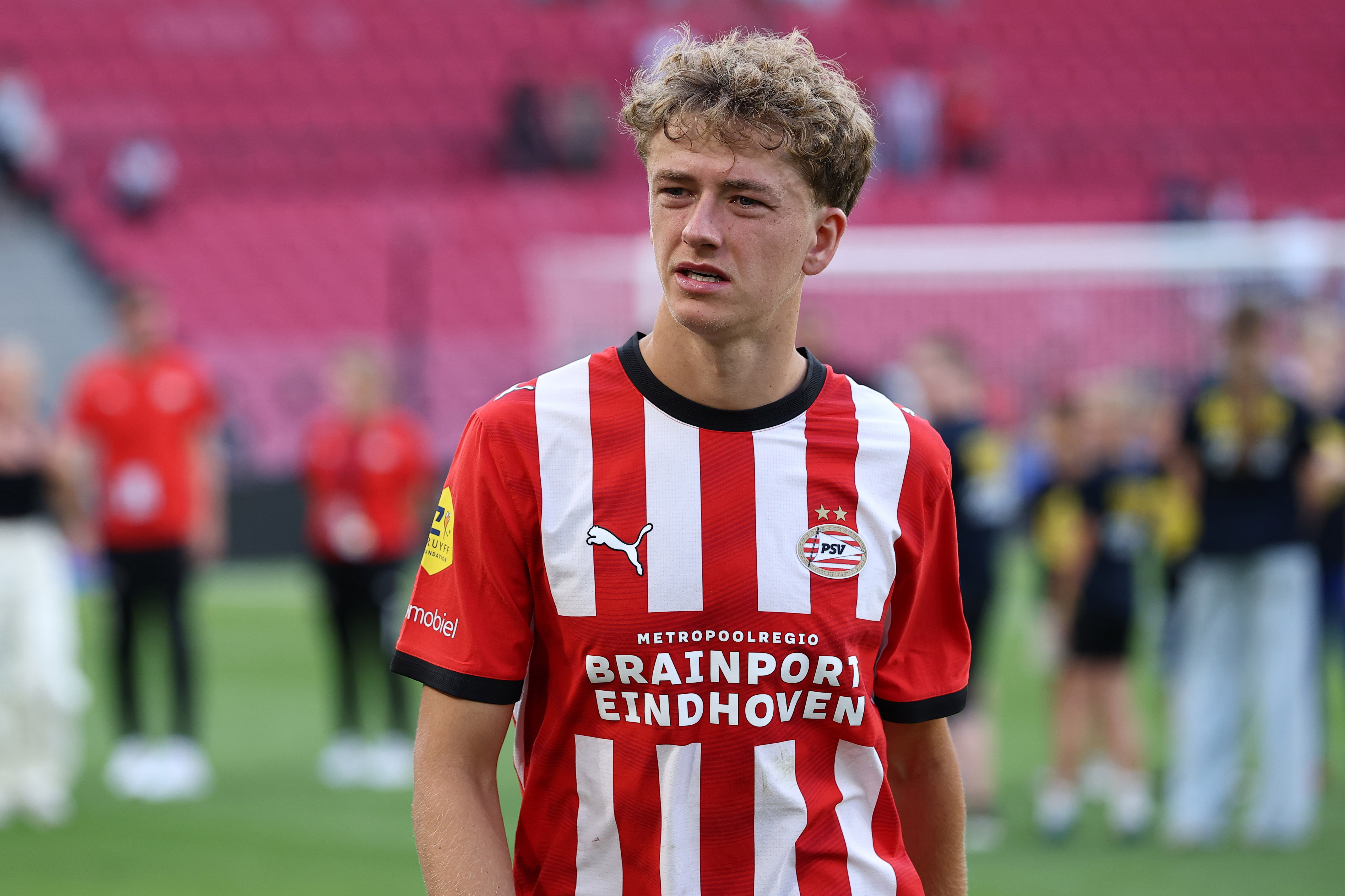 Sven Mijnans na het duel tegen AZ