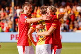 Go Ahead Eagles viert een treffer tegen Willem II