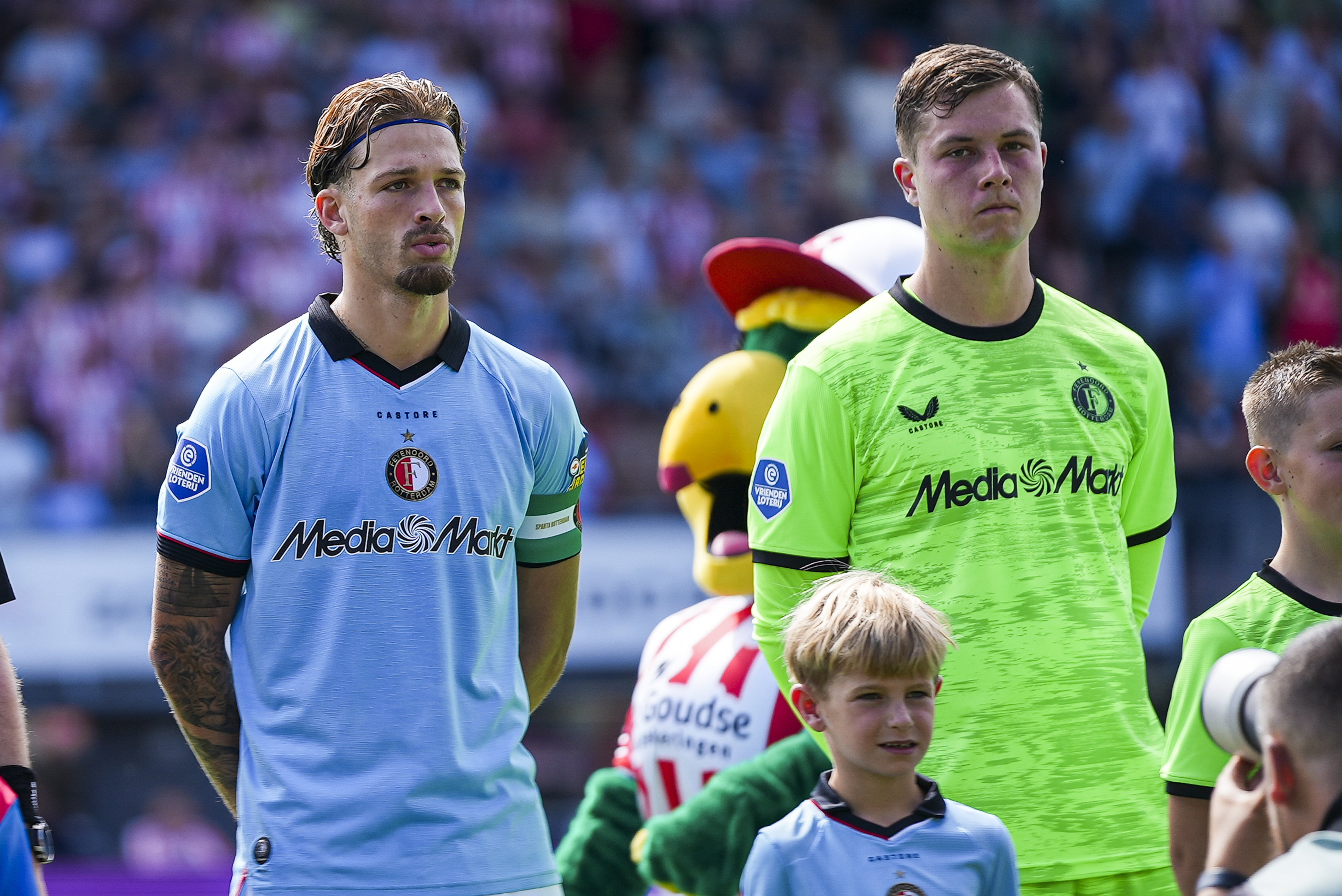 Luciano Valente als aanvoerder bij Feyenoord