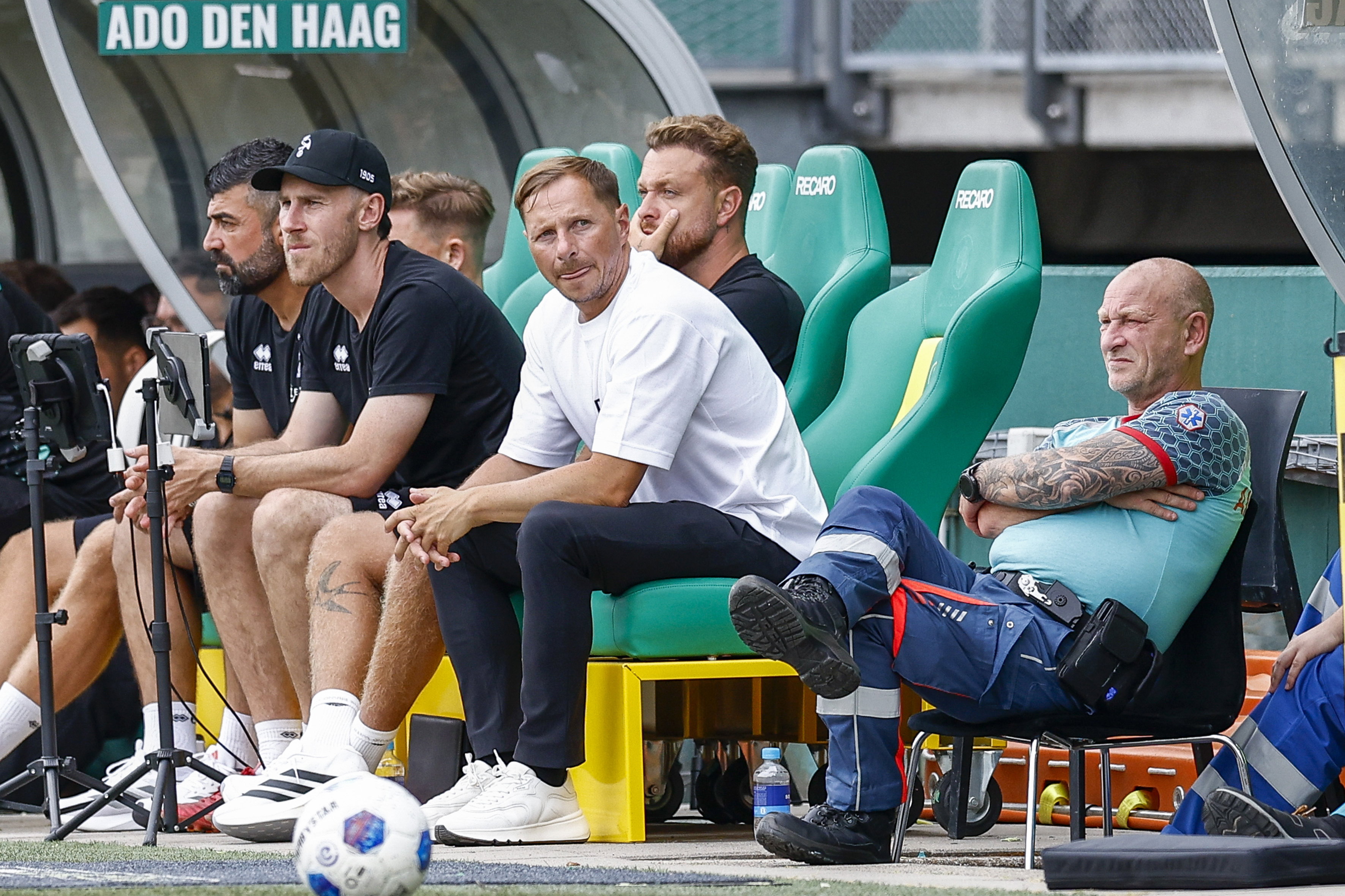 De technische staf van ADO Den Haag