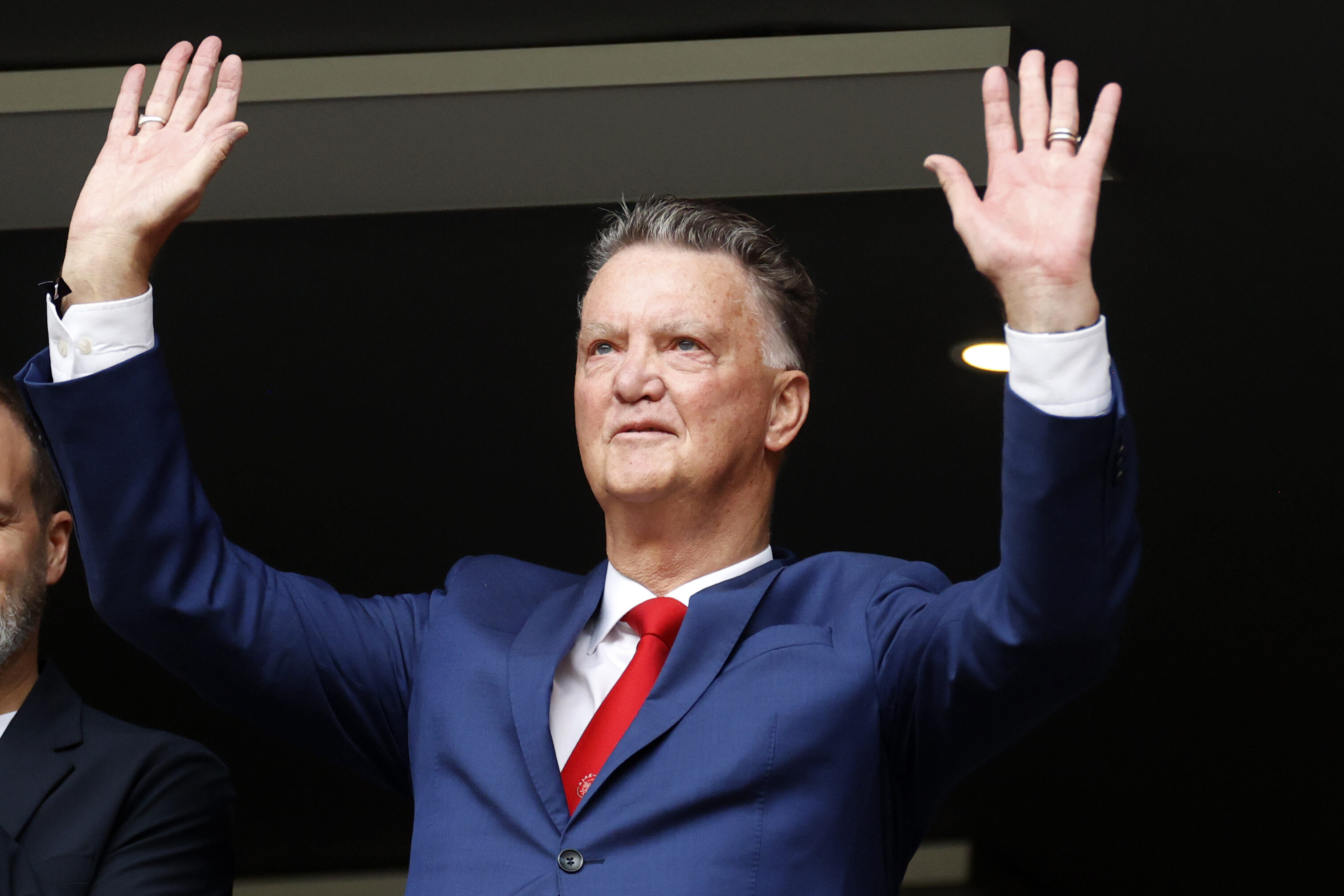 Louis van Gaal in de Johan Cruijff Arena