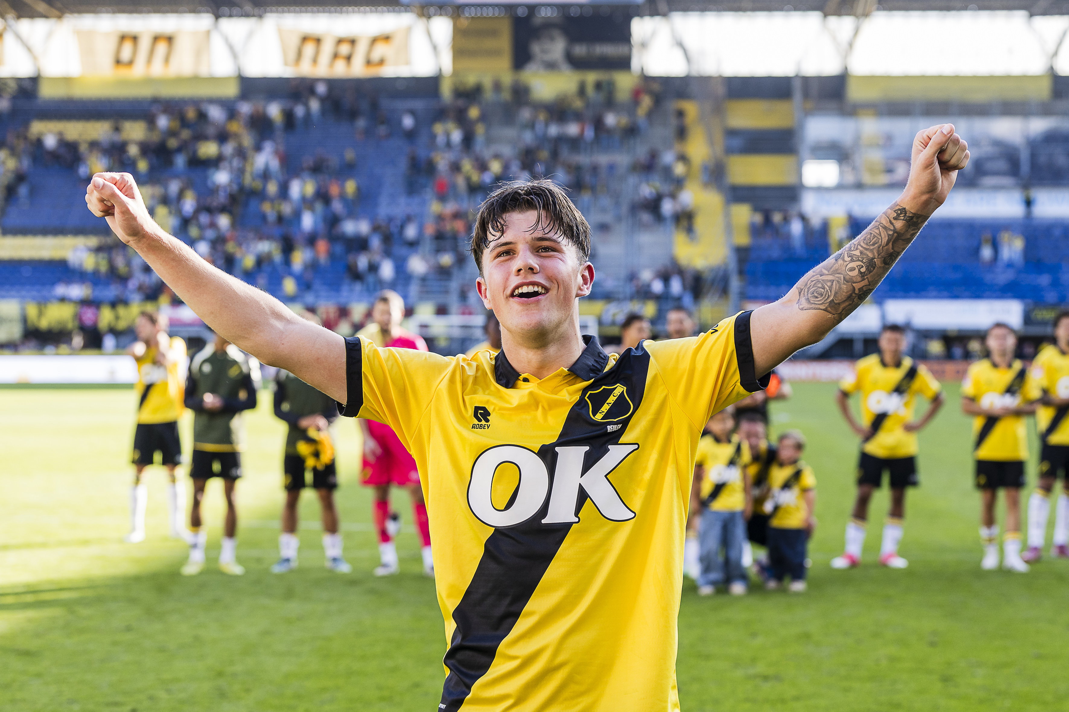 Pepijn Reulen juicht