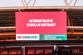 Wedstrijd is gestaakt