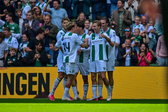 FC Groningen viert doelpunt tegen FC Twente