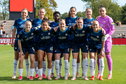 Het elftal van PSV voor de uitwedstrijd tegen Feyenoord